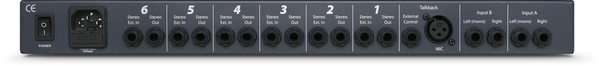 6-CHANNEL HEADPHONE MIXING SYSTEM